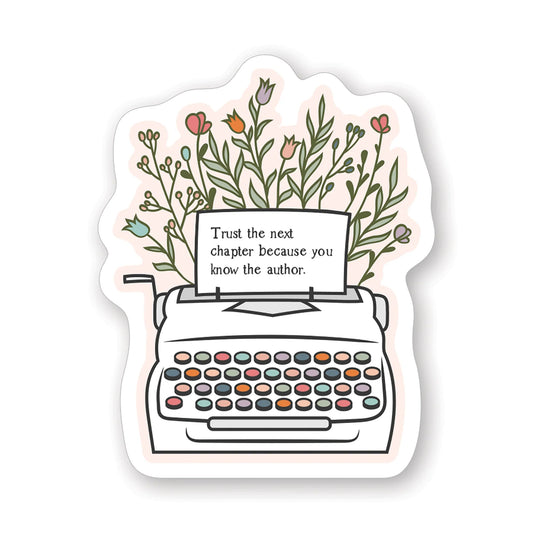 Trust Chapter Typewriter Sticker