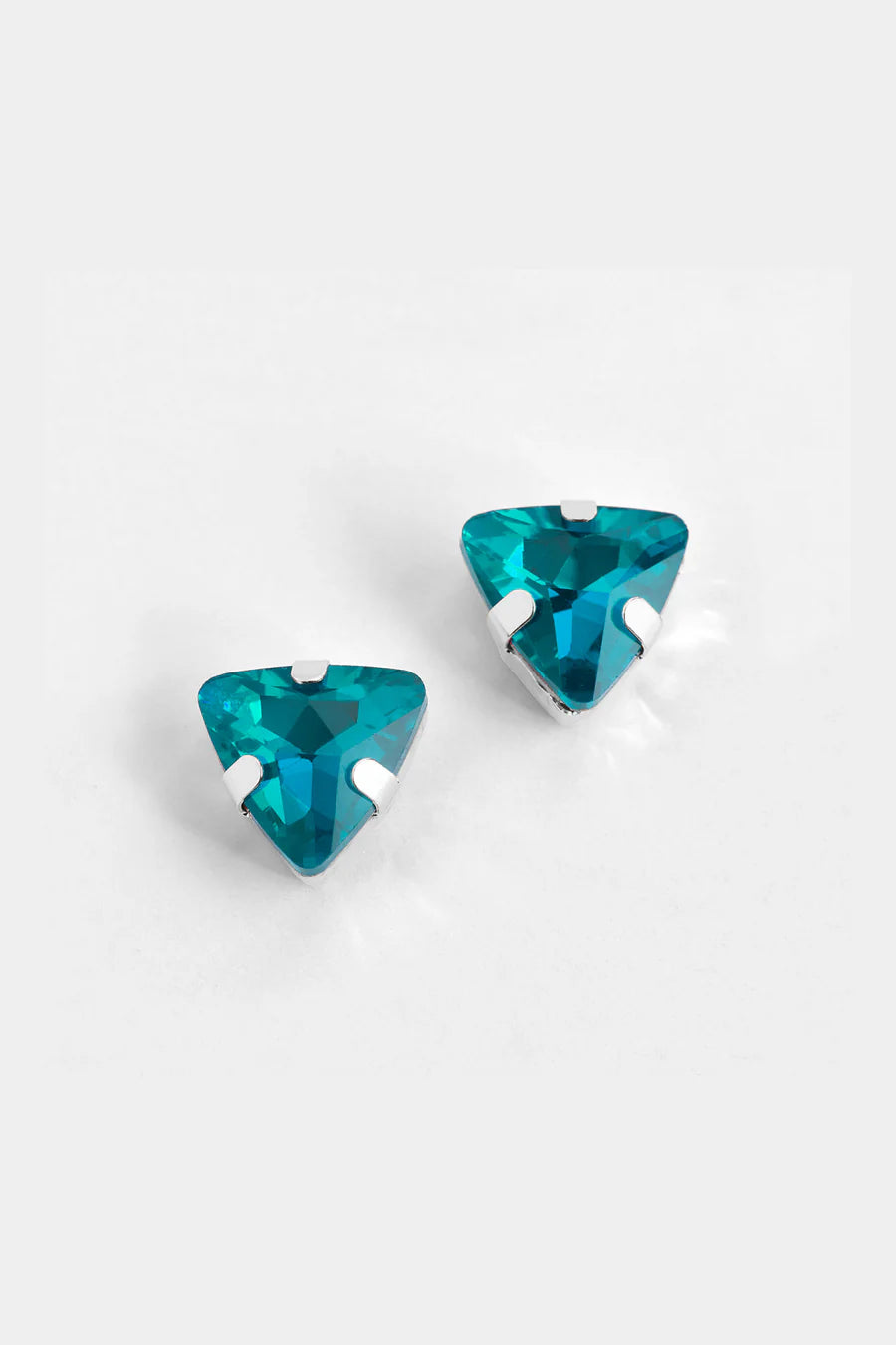 Turquoise Triangle Jewel Stud