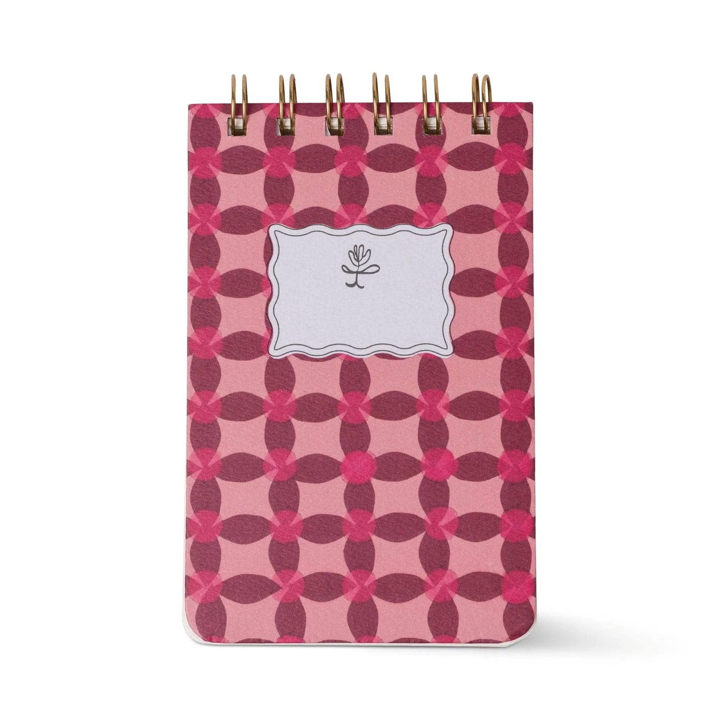 Twin Wire Notepad - Pinwheel Pink