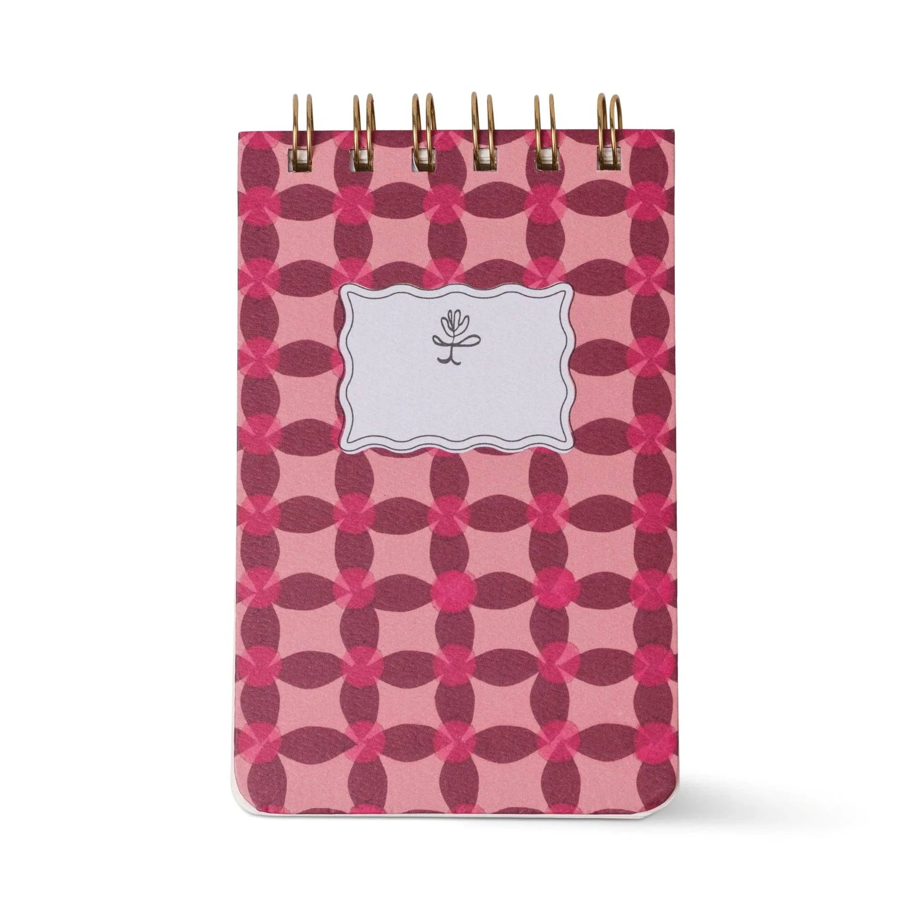 Twin Wire Notepad - Pinwheel Pink