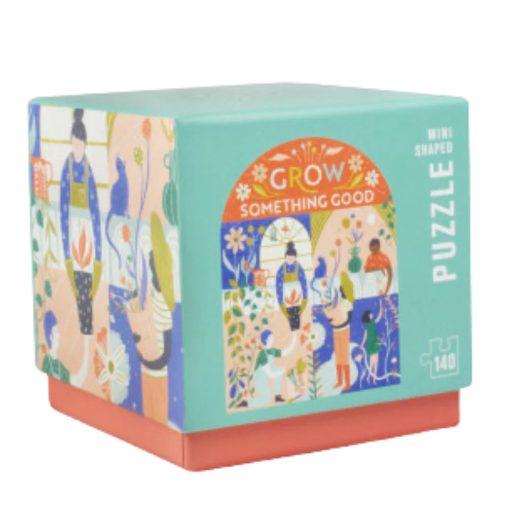 Lantern Press Mini Jigsaw Puzzle for Adults, Grow Something Good