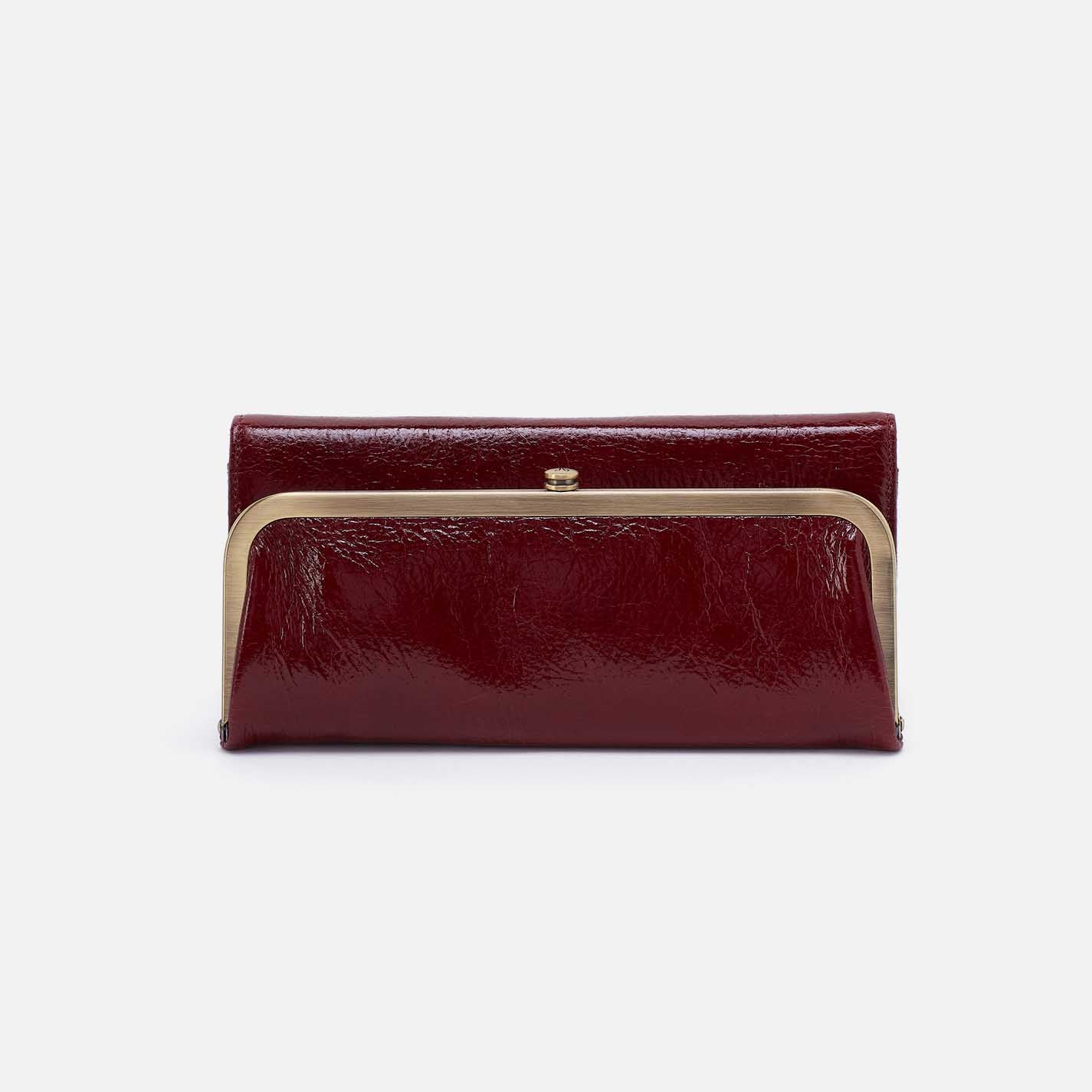 Hobo Rachel Wallet Garnet Gloss