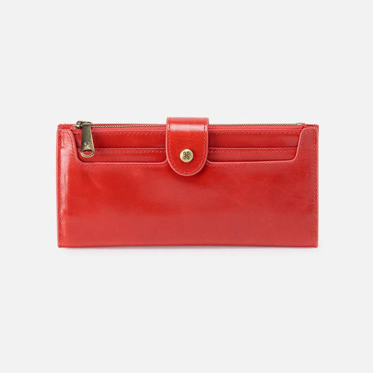 Hobo Dunn Continental Wallet Grenadine