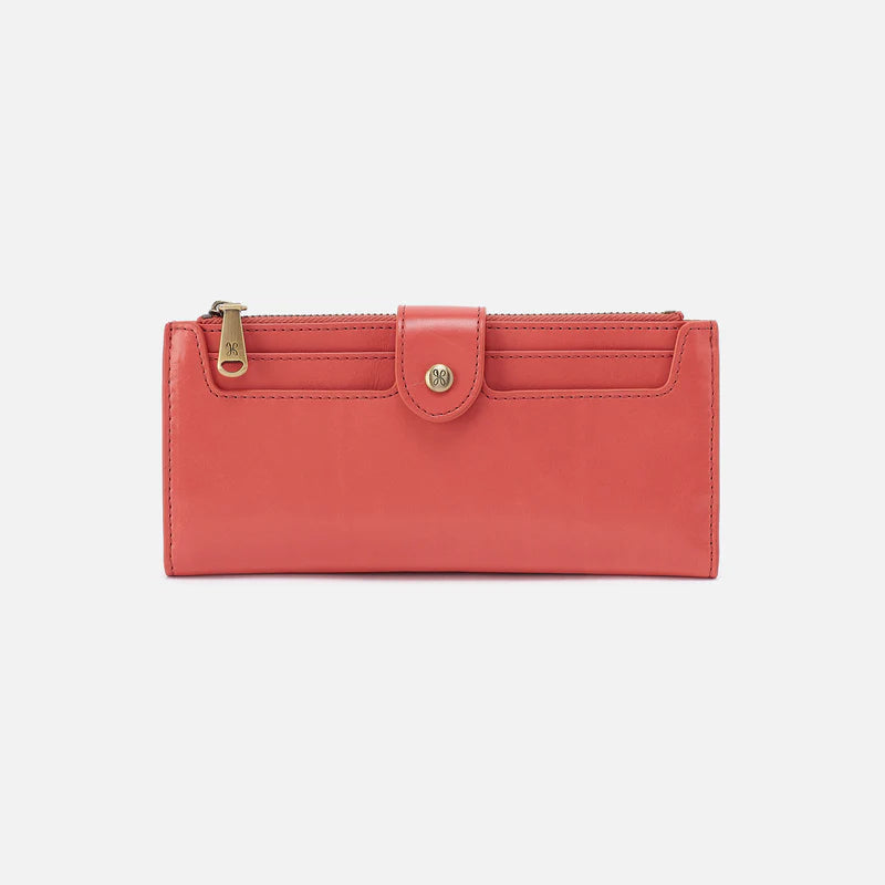 Hobo Dunn Continental Wallet Pink Mirage