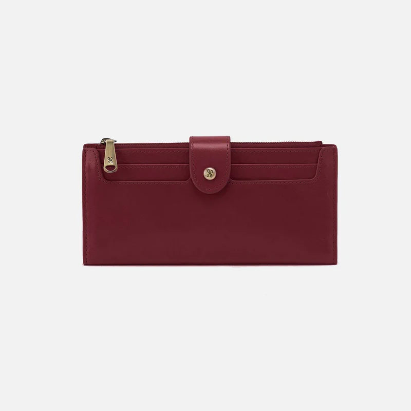 Hobo Dunn Continental Wallet Seaberry