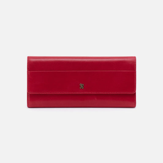 Hobo Large Jill Wallet Claret