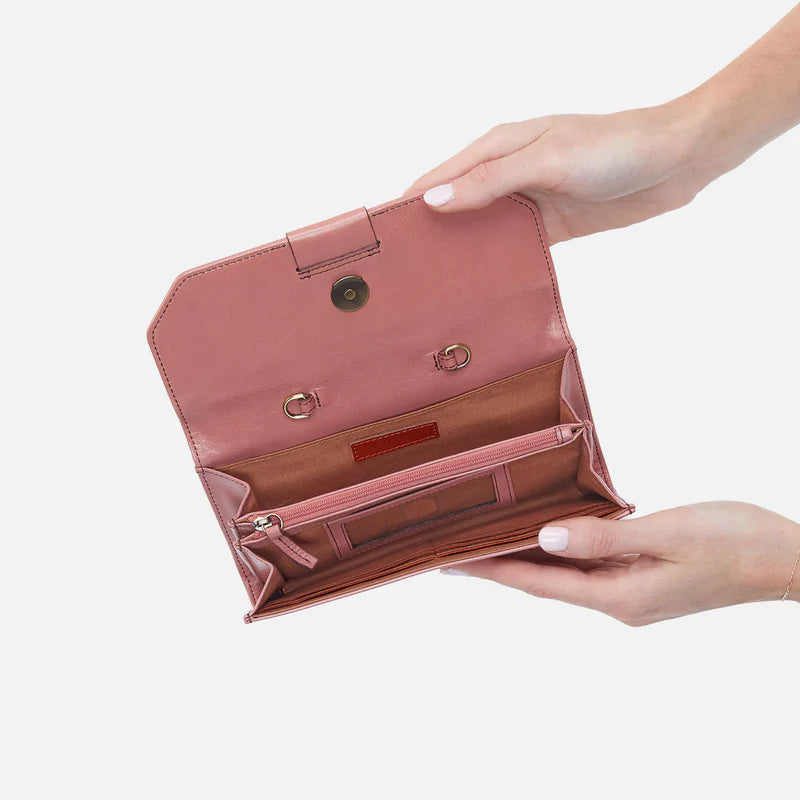 Hobo Romy Wallet Crossbody Rose