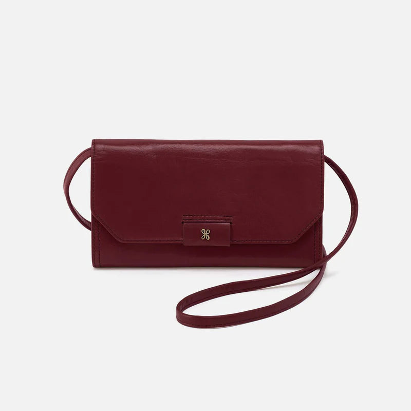 Hobo Romy Wallet Crossbody Saddleberry