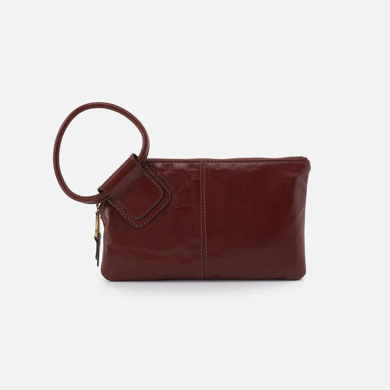 Hobo Sable Wristlet Chocolate