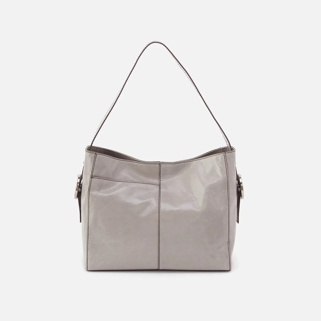 Hobo Render Shoulder Purse Light Grey