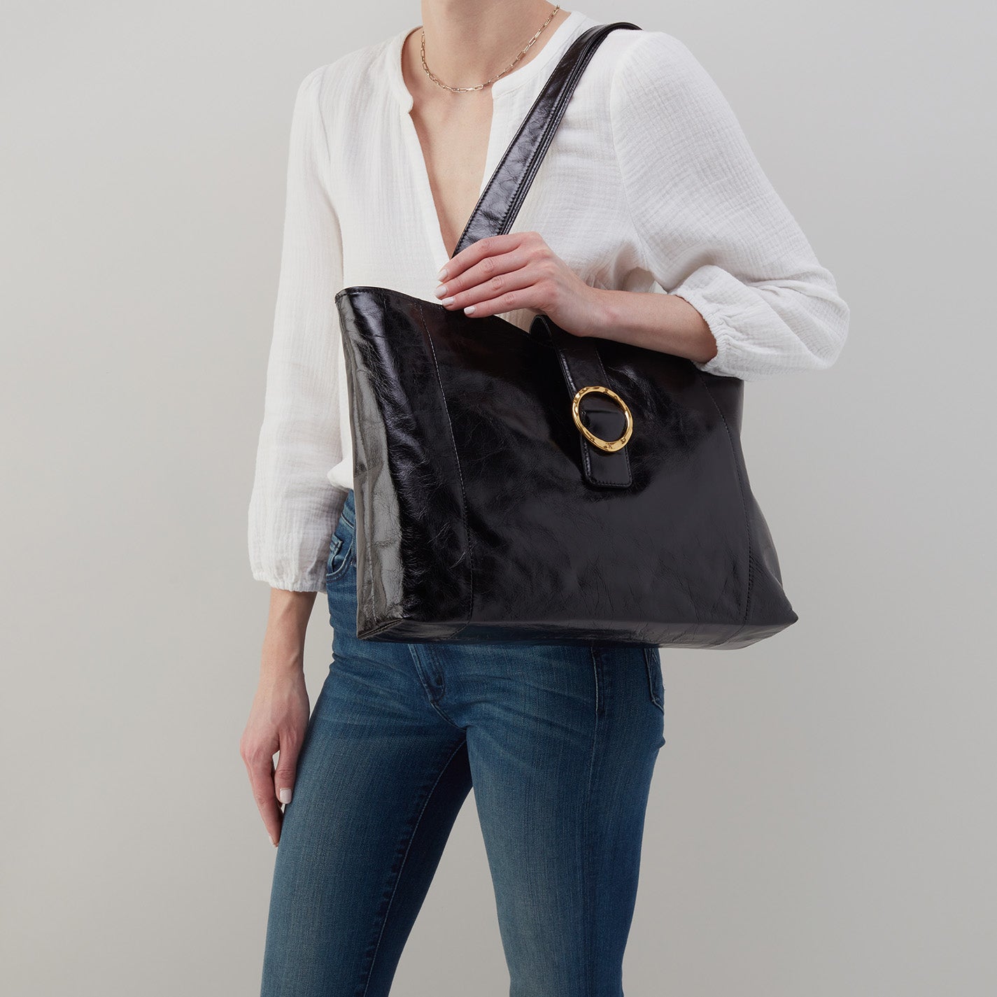 Hobo Sawyer Tote Black