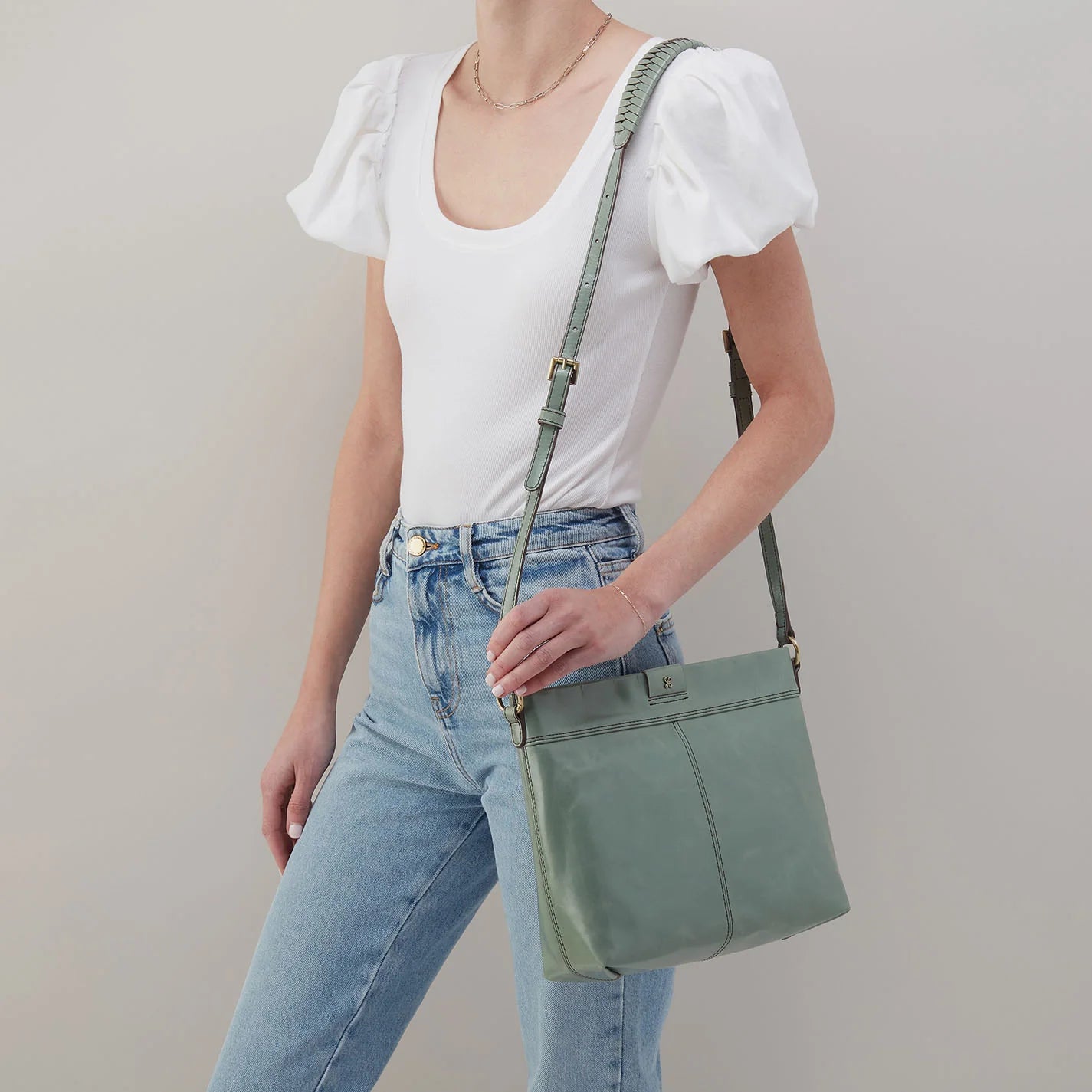 Hobo Romy Medium Crossbody Jade