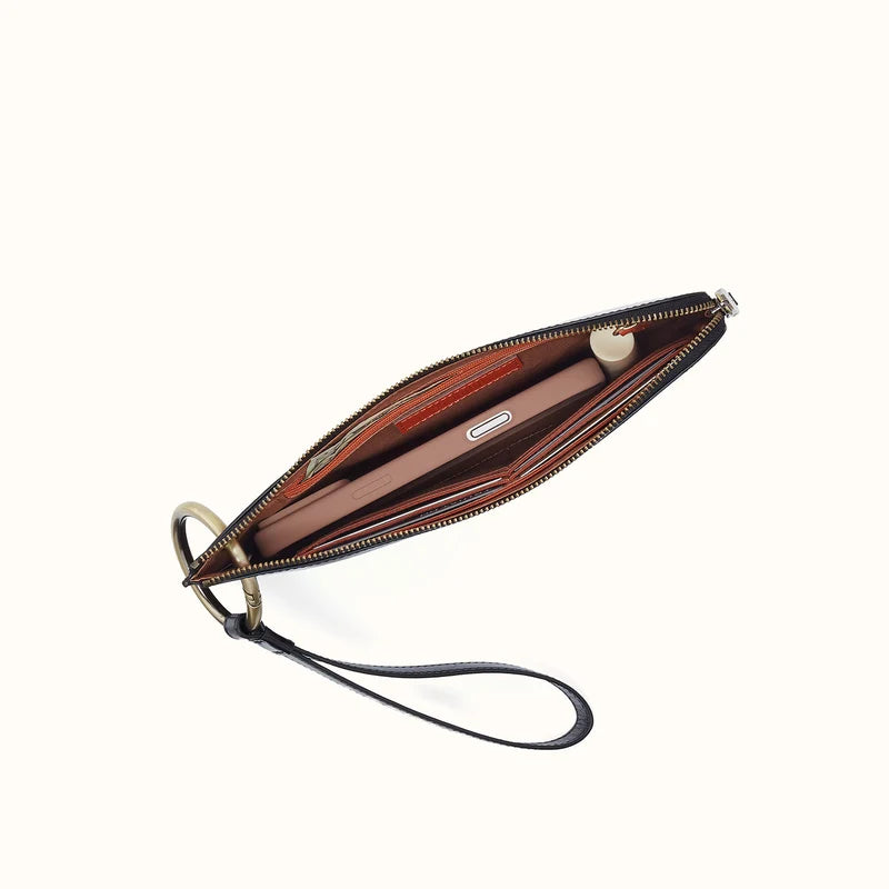 Hobo Jett Wristlet Black