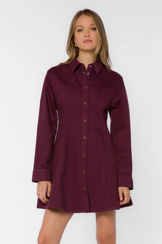 Velvet Heart Zeana Mini Denim Dress