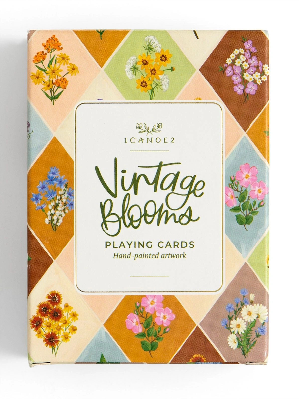 Vintage Blooms Floral Deck of Playing Cards