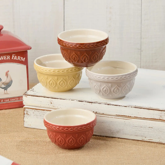 Vintage Farm Stoneware Prep Bowls
