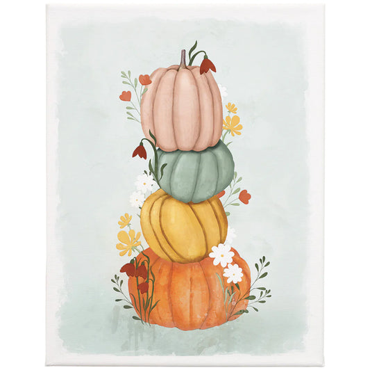 Colorful Pumpkin Stack