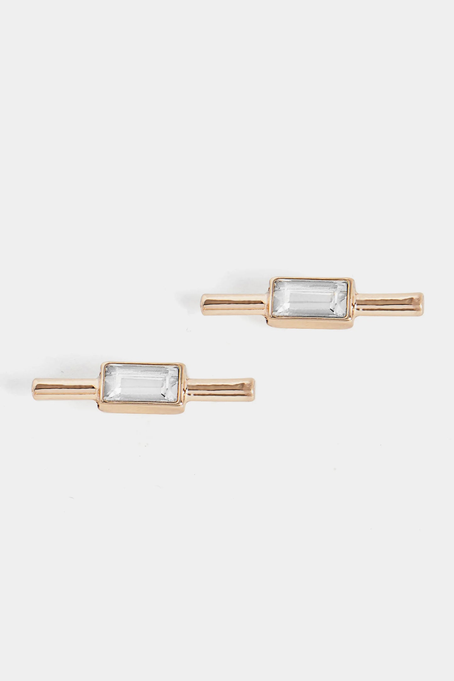 Gold Straight Bar Studs