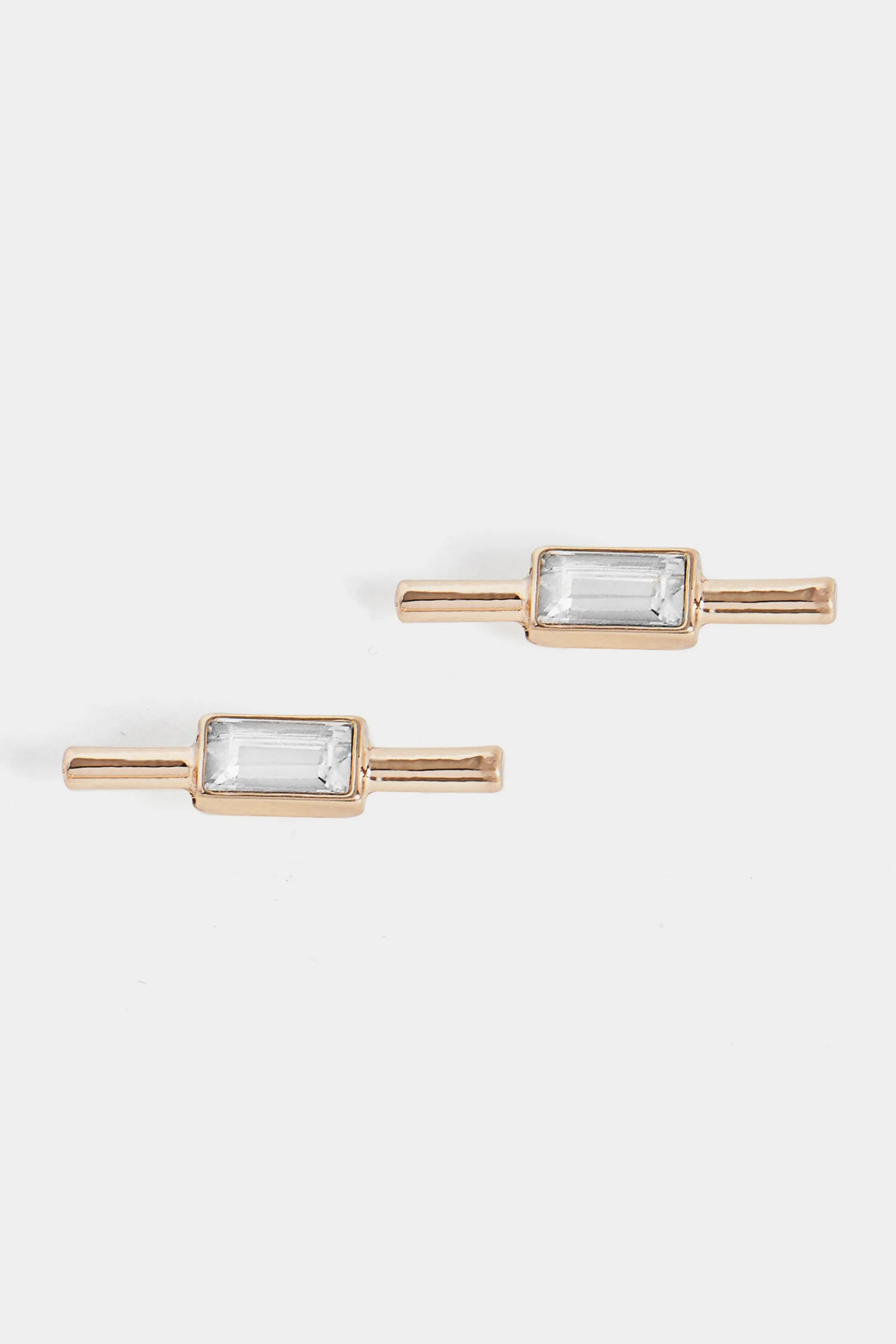 Gold Straight Bar Studs