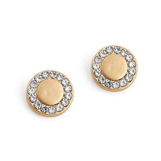 Gold Stud with Stones