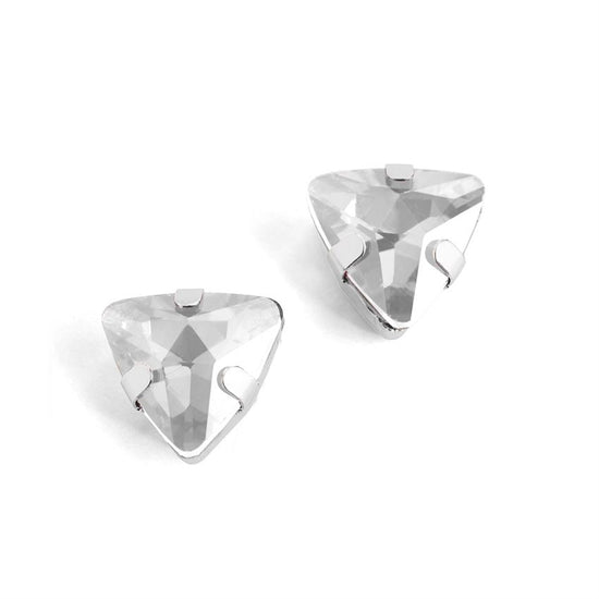 Triangle Jewel Stud
