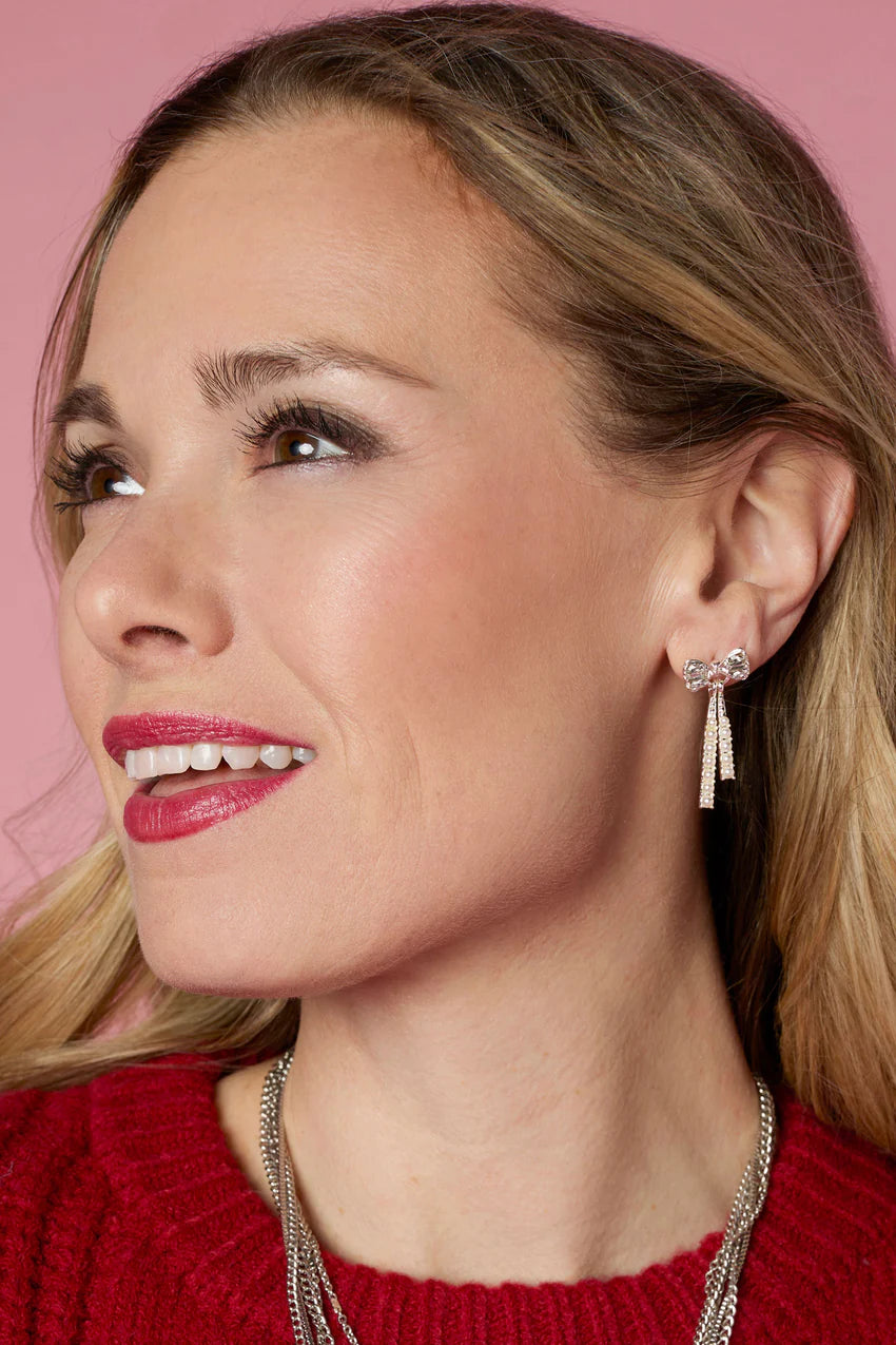 Whispers Exquisite Bow Dangle Earring