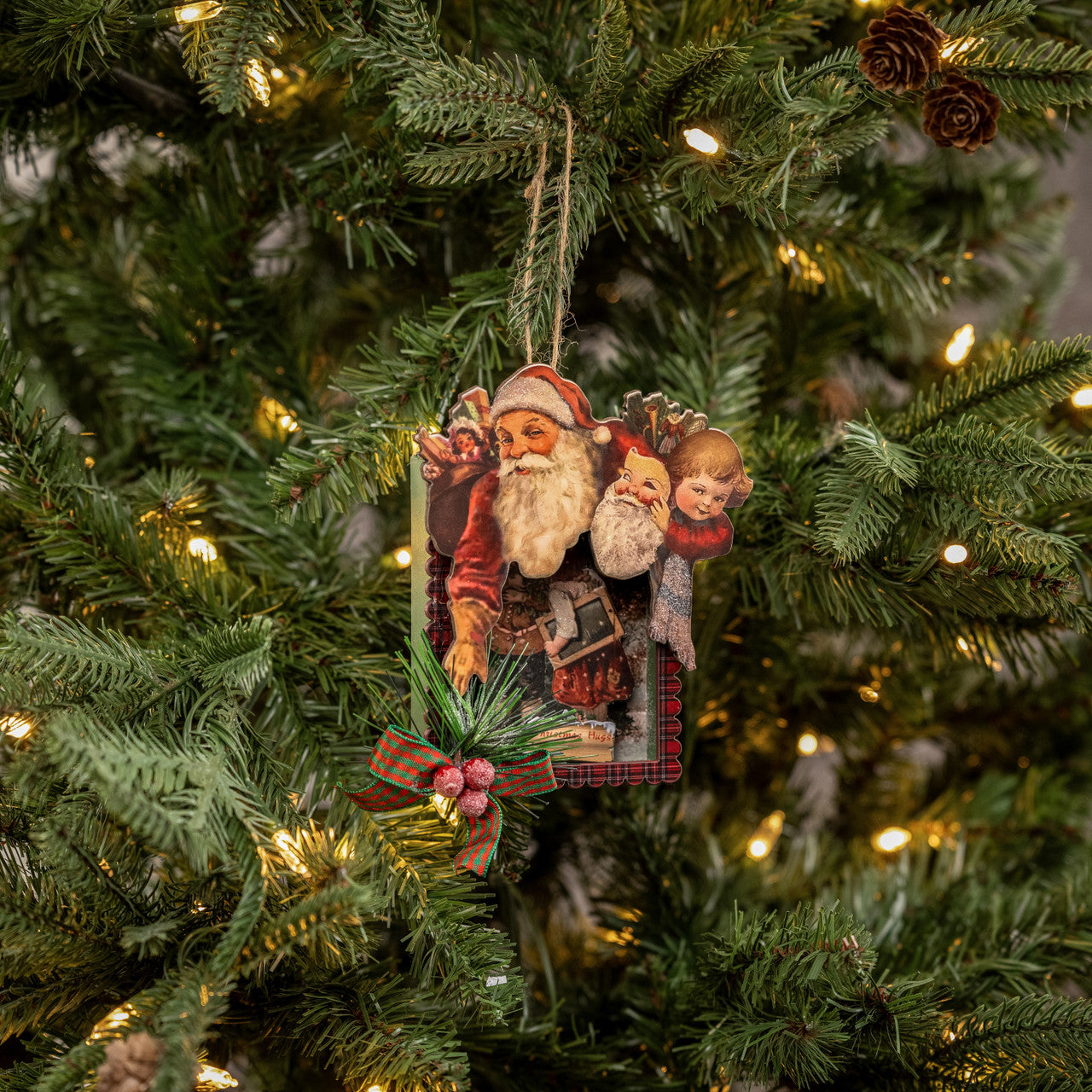 Santa Mask Ornament