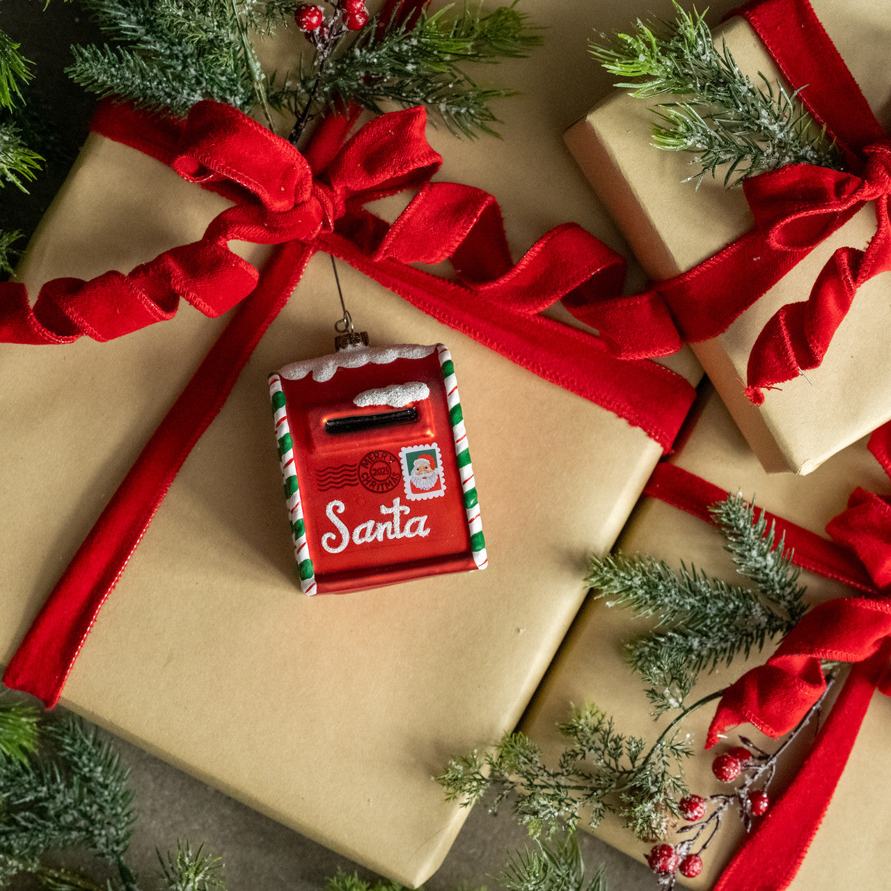 Letters To Santa Mailbox Ornament