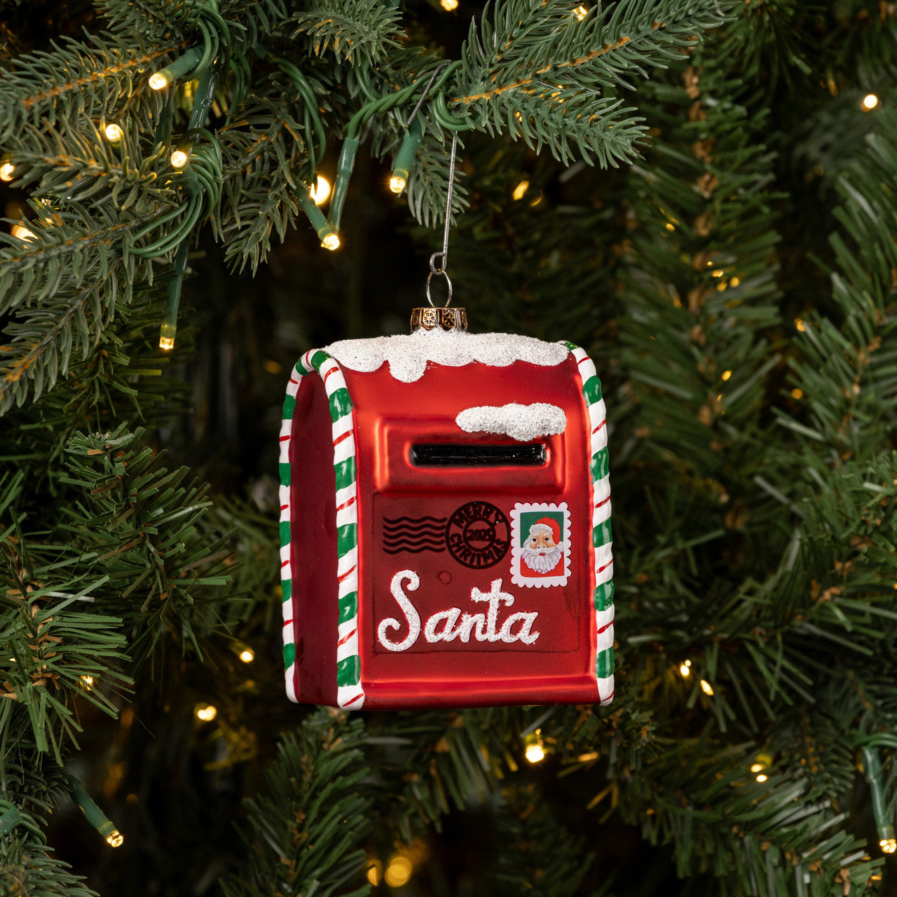 Letters To Santa Mailbox Ornament
