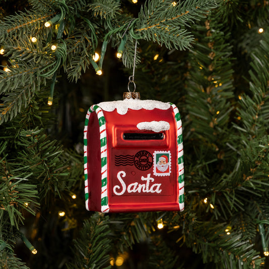 Letters To Santa Mailbox Ornament