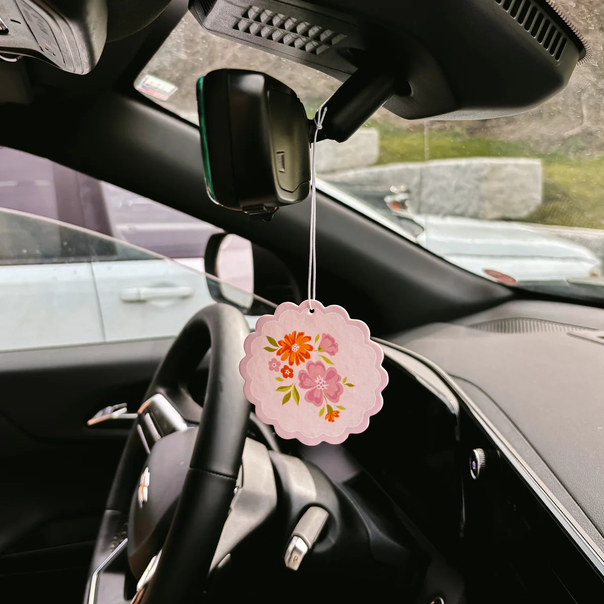 Dainty Floral Pink Sweet Ride Car Air Freshener