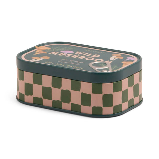 Wild Mushroom Bistro 4.5 oz Tin Candle