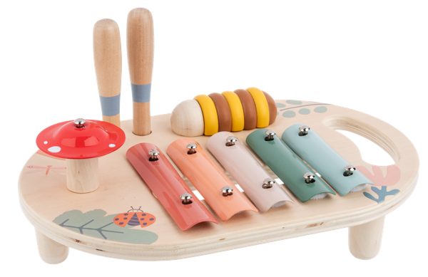 Wooden Sunny Days Musical Table