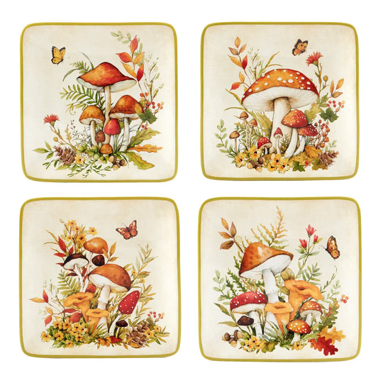 Woodland Critters Fall Canape Plate