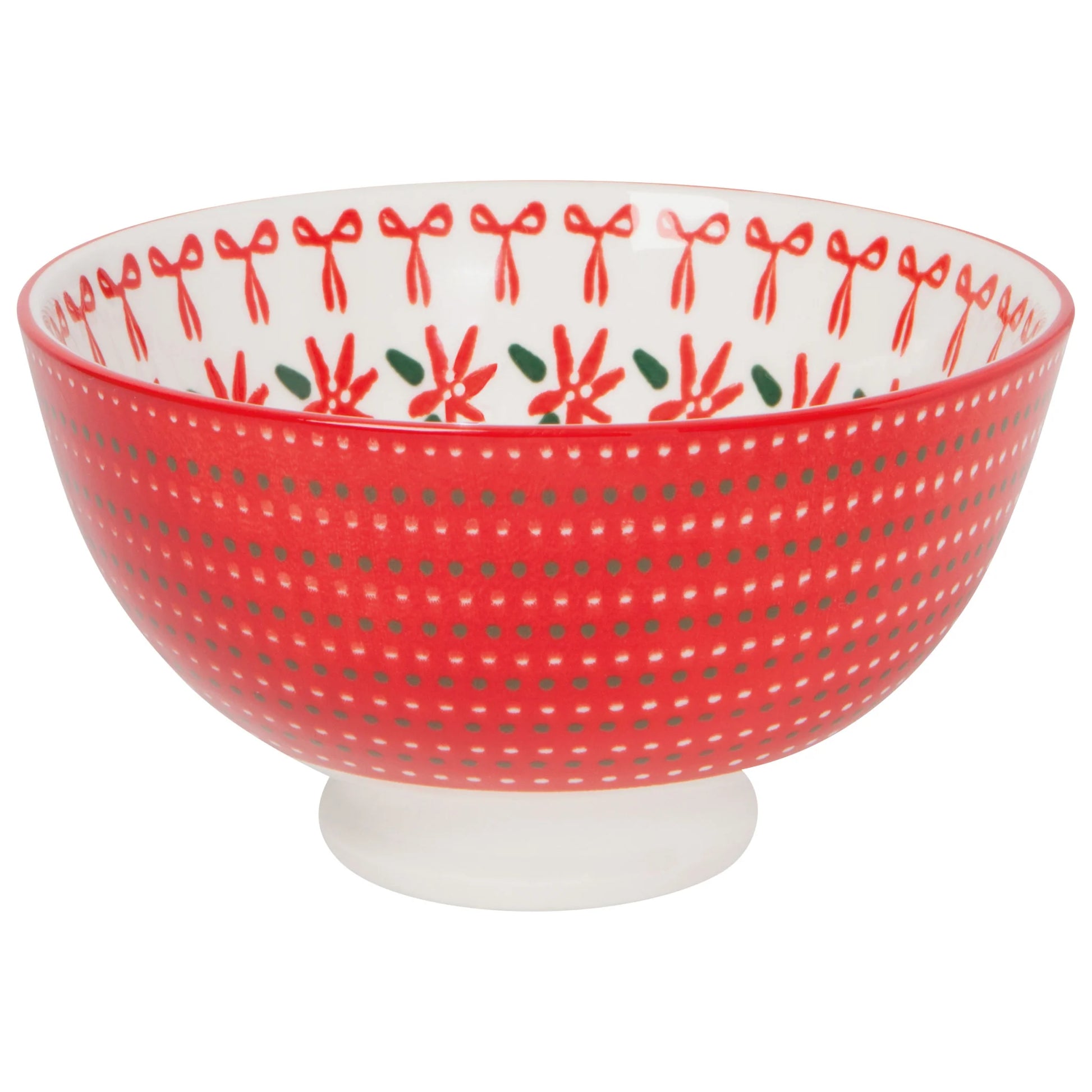 Wreaths Stamped Bowl