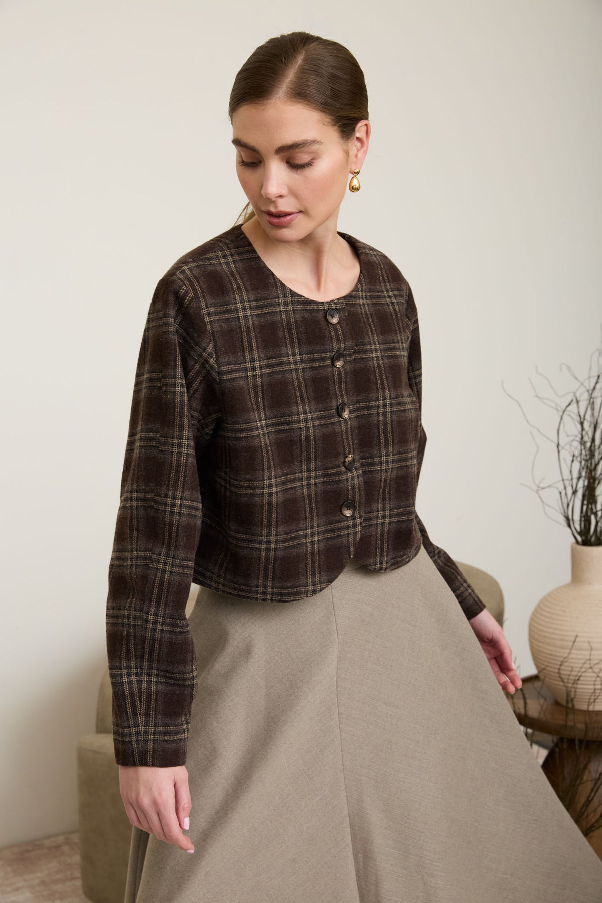 Zoe And Claire Cropped Jacket