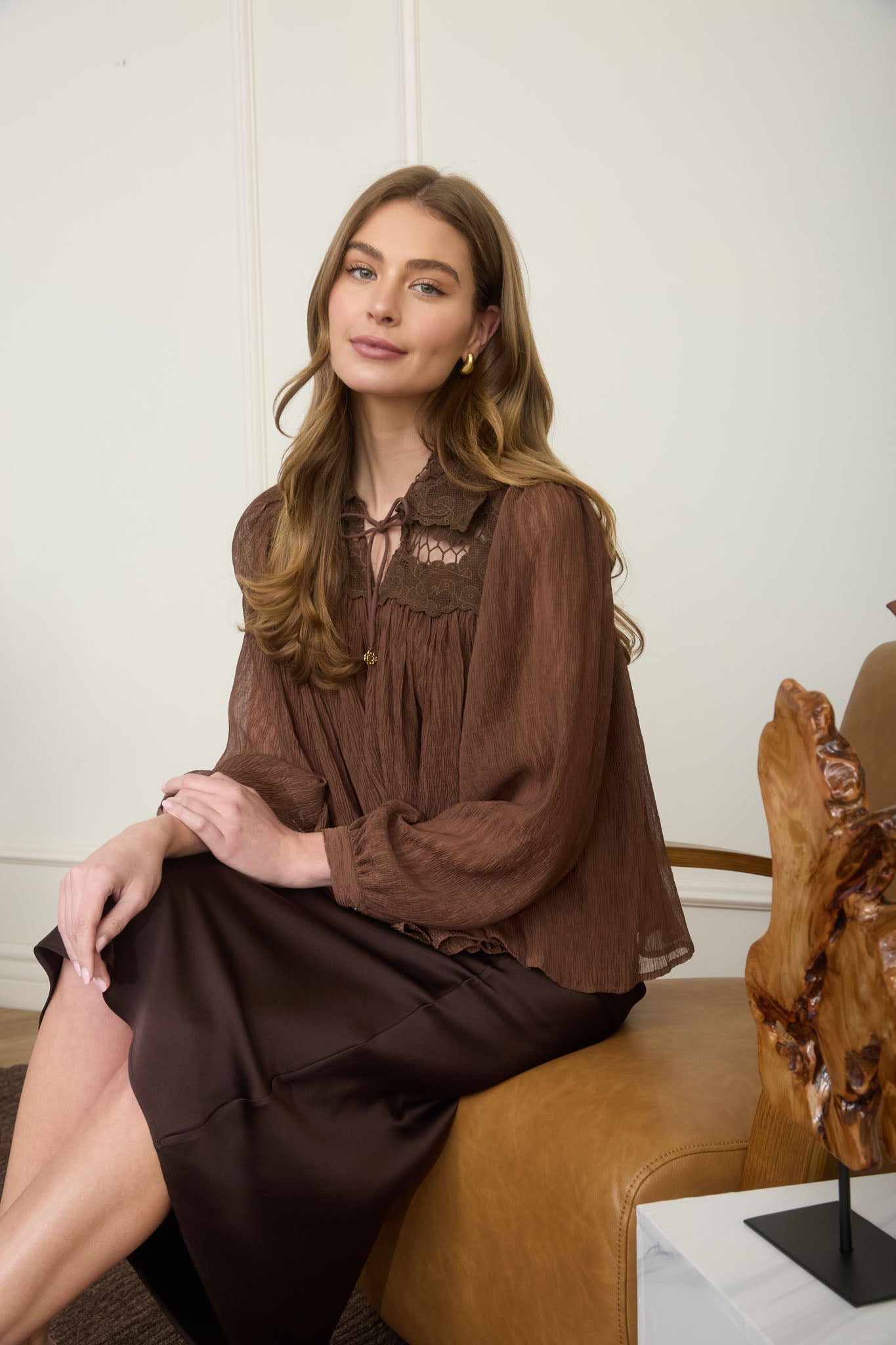 Zoe And Claire Long Sleeve Top