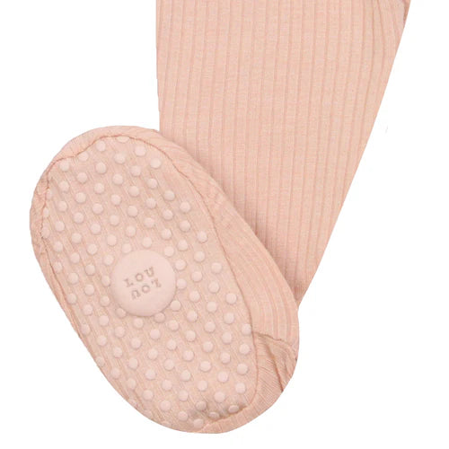 Audrey Ribbed Zipper Footies