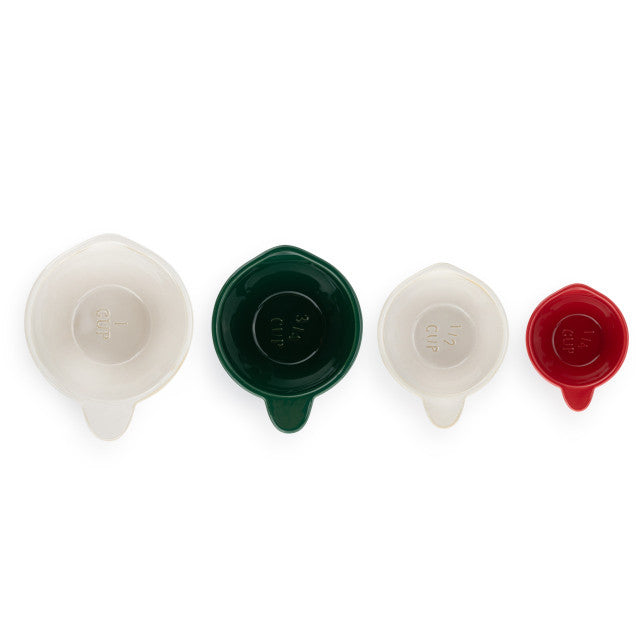 Ceramic Christmas Measuring Cups