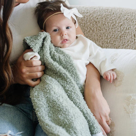 Saranoni Bamboni Receiving Blanket - Sage