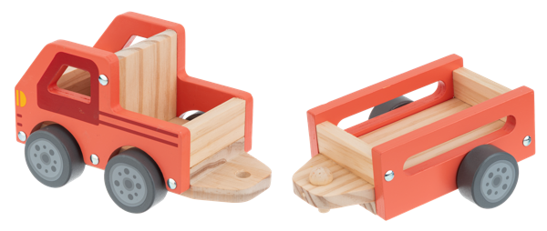 Wooden Tractor Playset