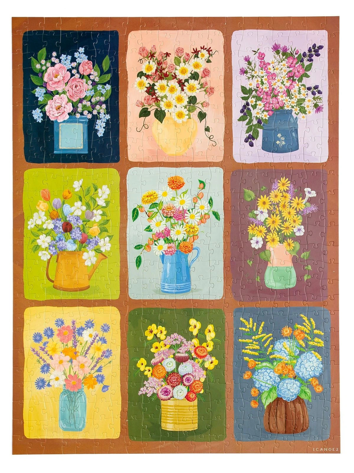Seasons in Bloom - 500 Piece Floral Bouquets Jigsaw Puzzle