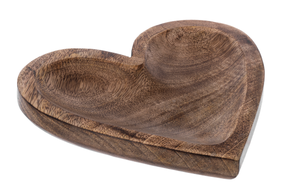 Wooden Heart Tray