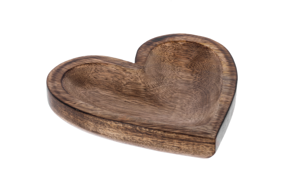 Wooden Heart Tray