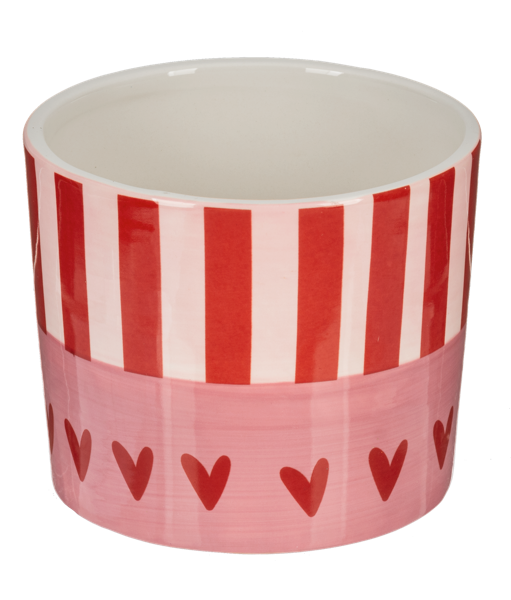 Heart & Stripe Planter