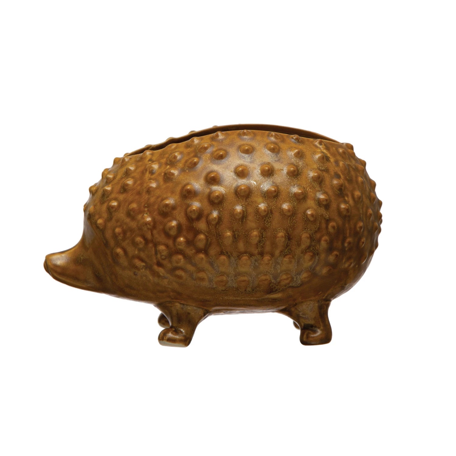 Stoneware Hedgehog Planter