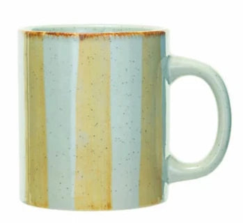 Hand-Painted Stoneware Mugs