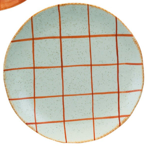 Hand-Painted Stoneware Plate