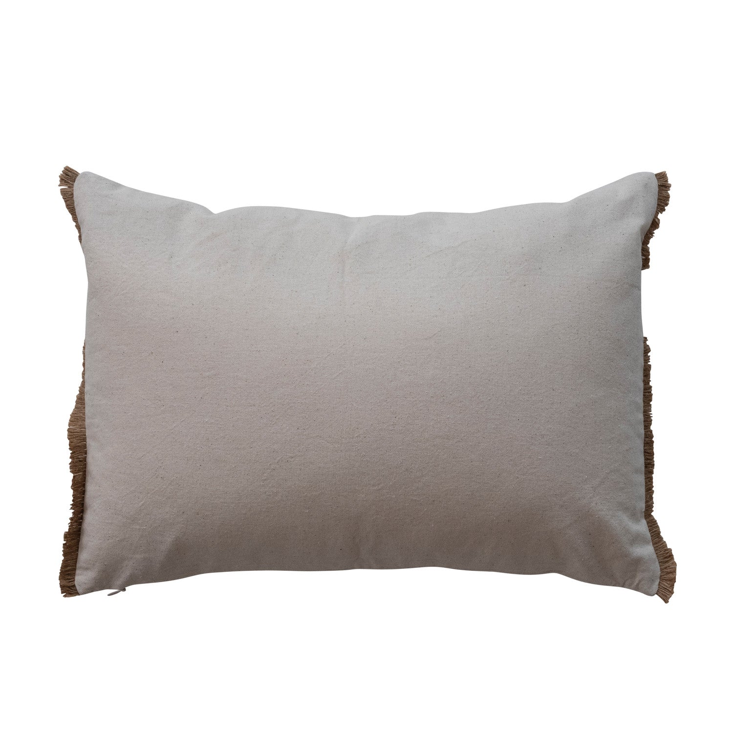 Mushroom Cotton & Linen Lumbar Pillow