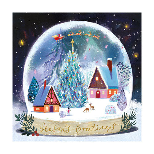 Winter Village Globe Boxed Cards